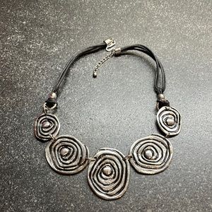 Handmade silver necklace